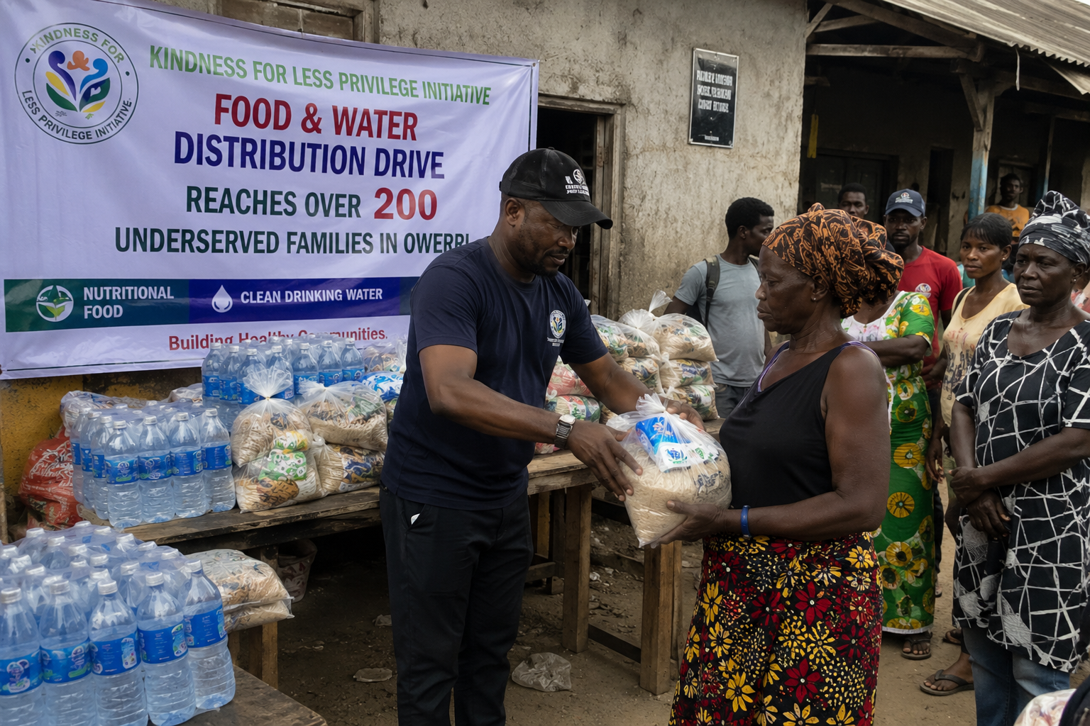 Food and Water Distribution